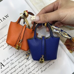 Hermès / エルメス miniかごバッグ キーホルダー...