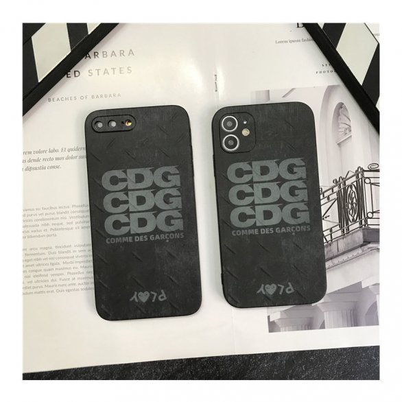 お洒落人気新品 ブランド コムデギャルソン CDG PLAY 携帯電話 ケース iPhone 12mini/12 Pro/12 Pro Max/11 PRO/MAX/XS/8/7 plus スマホケース ケース シリコーン素材男性と女性[#case20210410]