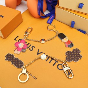 人気 LOUIS VUITTON ケース キーリング チャー...