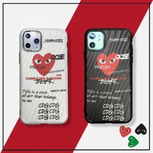 【CDG】COMME des GARCONS / コムデギャルソン iphone11/11pro/11pro max/x/8/7/6 plus ケース 経典設計 芸能人愛用 人気潮流【012】