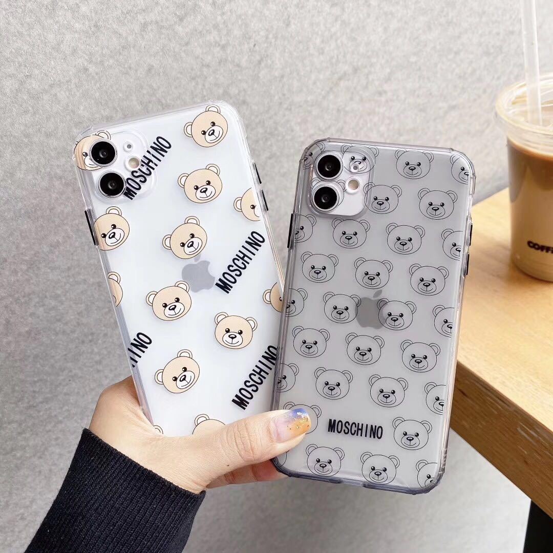 【Moschino 】ブランド モスキーノ ケース ファッション iPhone 11 /XS/8/7/6/plus ケース [#0630]