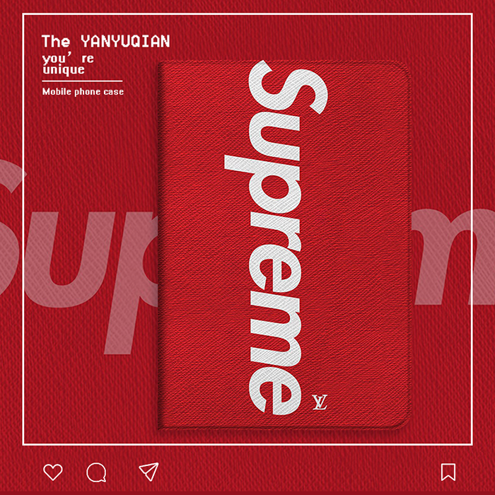 人気 ブランドLV x Supreme iPad Proケー...
