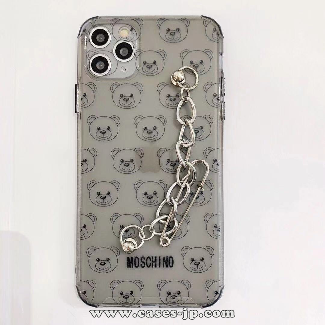【Moschino 】ブランド モスキーノ ケース ファッション iPhone 12mini/12 Pro/12 Pro Max/11 /XS/8/7/6/plus ケース [#case2021022810]