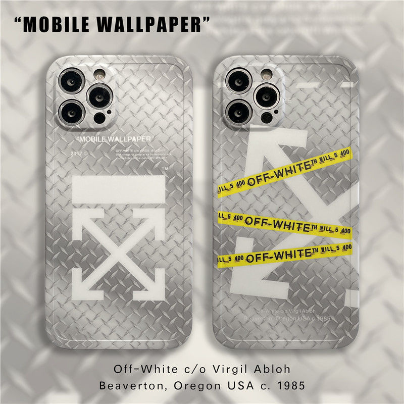 人気 Off-White / オフホワイト ケース iPhone 13/13 Pro/13 Pro Max/12/12 Pro/12 Pro Max/11 PRO/MAX/XS/8/7 plus ケース ファッション ブランド シリコーン素材 新品 個性潮流 男女兼用[#case2021122410]