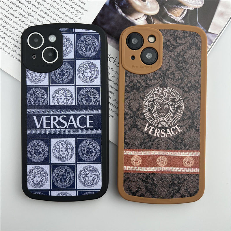 【2022新作】【Versace】 贅沢 ブランド ヴェルサーチ iPhone 13/13 Pro/13 Pro Max/12/12 Pro/12 Pro Max/11/XS/8/7/6 ケース 芸能人愛用[#case202204303]