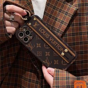 人気 LOUIS VUITTON / ルイヴィトン つや消しケースみがくすな IPHONE 14/14 PLUS/14 PRO/14 PRO MAX/13/13 PRO/13 PRO MAX/12/12 PRO/12 PRO MAXケース ブランド 携帯カバー スマホケース モノグラム柄 水玉 ネックストラップ付き