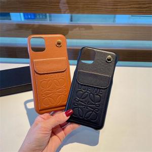 ロエベ レザー iPhone15/14ケース iPhone1...