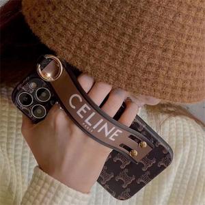 celine ブランド スマホケース iphone 携帯 ケース セリーヌ カバー ビジネスマンOL 水玉 レトロ ハンドル セリーヌ iphone celine風 iphone ケース celine アイフォン アイホン ケース マットな質感