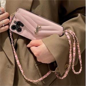 イヴサンローラン iphone ケース ショルダー オシャレ...