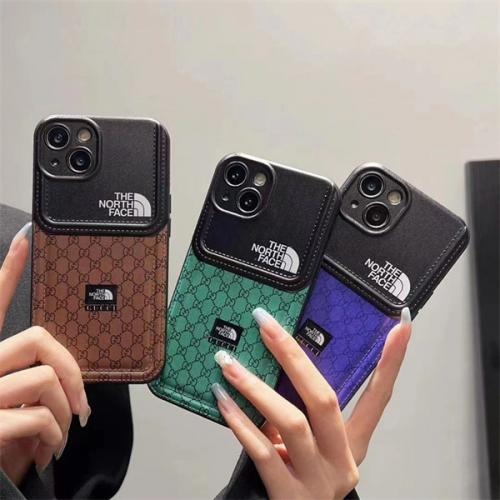 ノース フェイス iphone ケース iphone14 15 ultraケース ブランド カード入れ 韓国風 iphone14/13/13pro maxケース レディース 斜め掛け ハイブランド アイフォン15 14ケース トランク型 携帯ケースiphone 15 ultra 14pro/13 pro maxケース手帳型