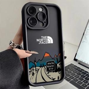 ノース フェイス  iphone ケース the north face ケース スタイリッシュ ハイクオリティ iphone15/15plus/15proケース クロムハーツ ザノースフェイス アイフォン14/14pro max/15/15 カバー