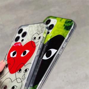 cdg コムデギャルソン iphone ケース 本物  スタイリッシュ ハイクオリティ iphone15/15plus/15proケース 半透明ソフトカバー ファッション アイフォン14/14pro max/15/15 カバー