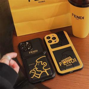 フェンディ fendi iphone ケース スタイリッシュ 高品質 iphone15/15plus/15proケース ハイブランド アイフォン14 ケーストランク型 高品質