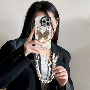 Dior ディオールギャラクシーs24 s23ケースハイブランドiphone 15 14 pro maxカバーiphone 15 14 plus galaxy s23 s24ケースブランドショルダーgalaxy s24/s23ultraケースハイブランドバッグ型ブランドギャラクシーS24/S23+/S22Ultraケース